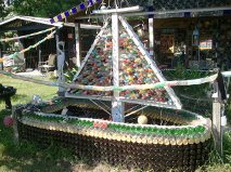 Bottle boat from Mary's Gone Wild in Supply, NC