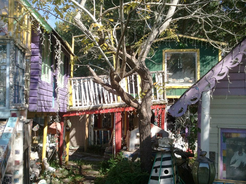 Folk art Children's village from Mary's Gone Wild in Supply, NC