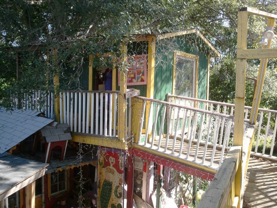 Folk art Children's village from Mary's Gone Wild in Supply, NC